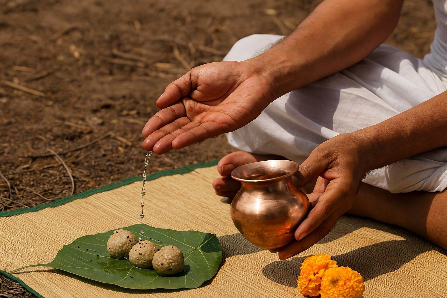 घर पर पितृ तर्पण कैसे करें: आसान विधि और मंत्र