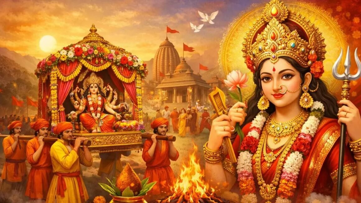 Chaitra Navratri 2026 : पालकी पर होगा मां दुर्गा का आगमन, हाथी पर विदाई के जानें मायने