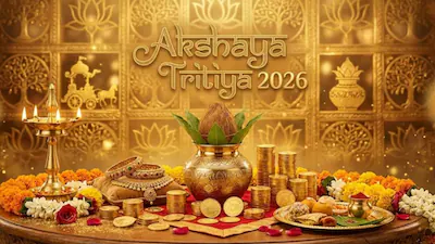 Akshaya Tritiya 2026 : “किस्मत बदलने वाला महासंयोग”, अक्षय तृतीया पर करें ये उपाय, घर में कभी नहीं होगी धन की कमी!