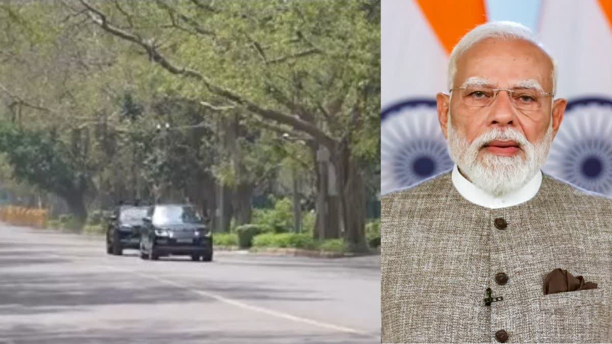 PM Modi Convoy Cut