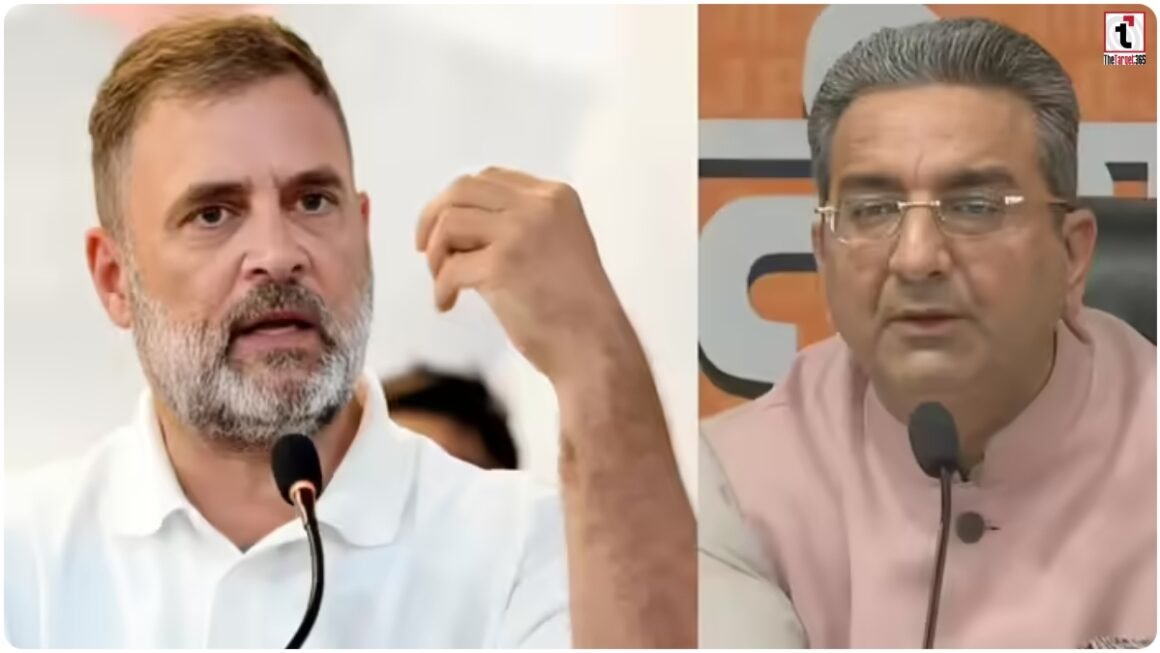 Rahul Gandhi BJP Attack : ‘राहुल गांधी भस्मासुर, अराजकता फैलाने की कोशिश’, सरकार गिरने वाले बयान पर BJP का पलटवार