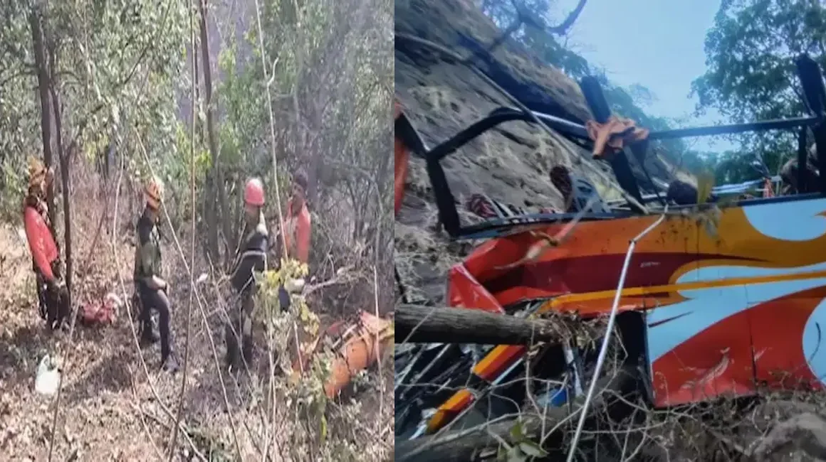 Mahabaleshwar Accident : महाबलेश्वर आंबेनली घाट हादसे में खाई में गिरी स्कॉर्पियो, 8 पर्यटकों की दर्दनाक मौत