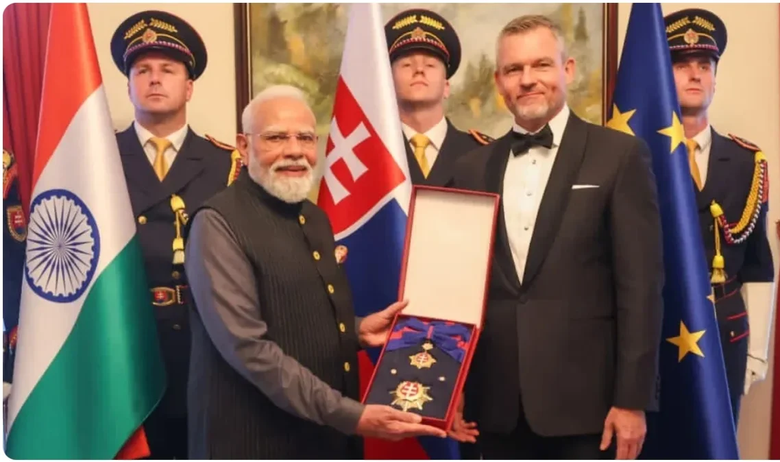 PM Modi Slovakia Award