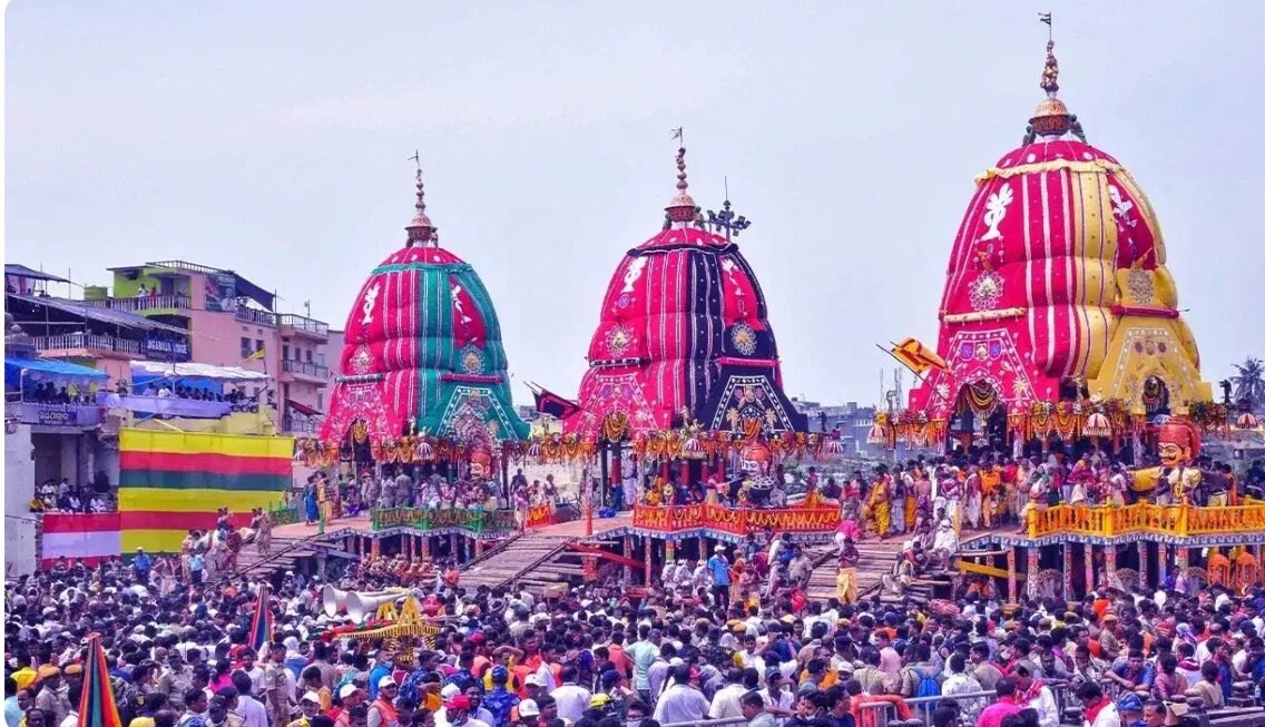 Puri Rath Yatra Pushing and shoving : पुरी रथ यात्रा में पहांडी के दौरान भगदड़, 2 श्रद्धालु की मौत, 200 से लोग अधिक घायल
