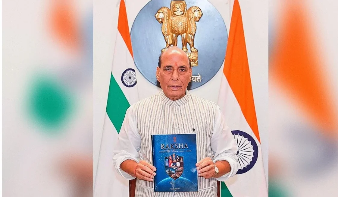RAKSHA Document : राजनाथ सिंह ने जारी किया RAKSHA दस्तावेज, रक्षा कूटनीति का 10 साल का रोडमैप तैयार